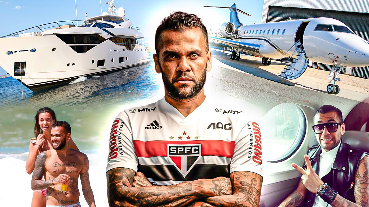 ASSIM É A VIDA LUXUOSA DE DANIEL ALVES, O JOGADOR DE FUTEBOL MAIS BEM PAGO DO BRASIL