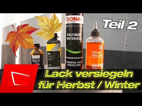 Autolack Versiegelungen für Herbst und Winter 2 Wochen Update! Sonax Liquid Elements CarPro Fireball