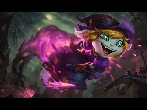 Bewitching Tristana Skin - 1350RP - PBE Server - In Game Preview - League Of Legends