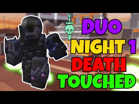 DUO NIGHT 1 DEATH TOUCHED TRIUMPH + EASY GUIDE | TDS Tower Defense Simulator
