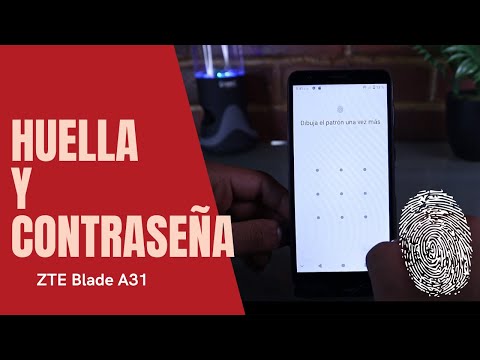 Poner Bloqueo de Pantalla y Activar lector de Huella ZTE Blade A31
