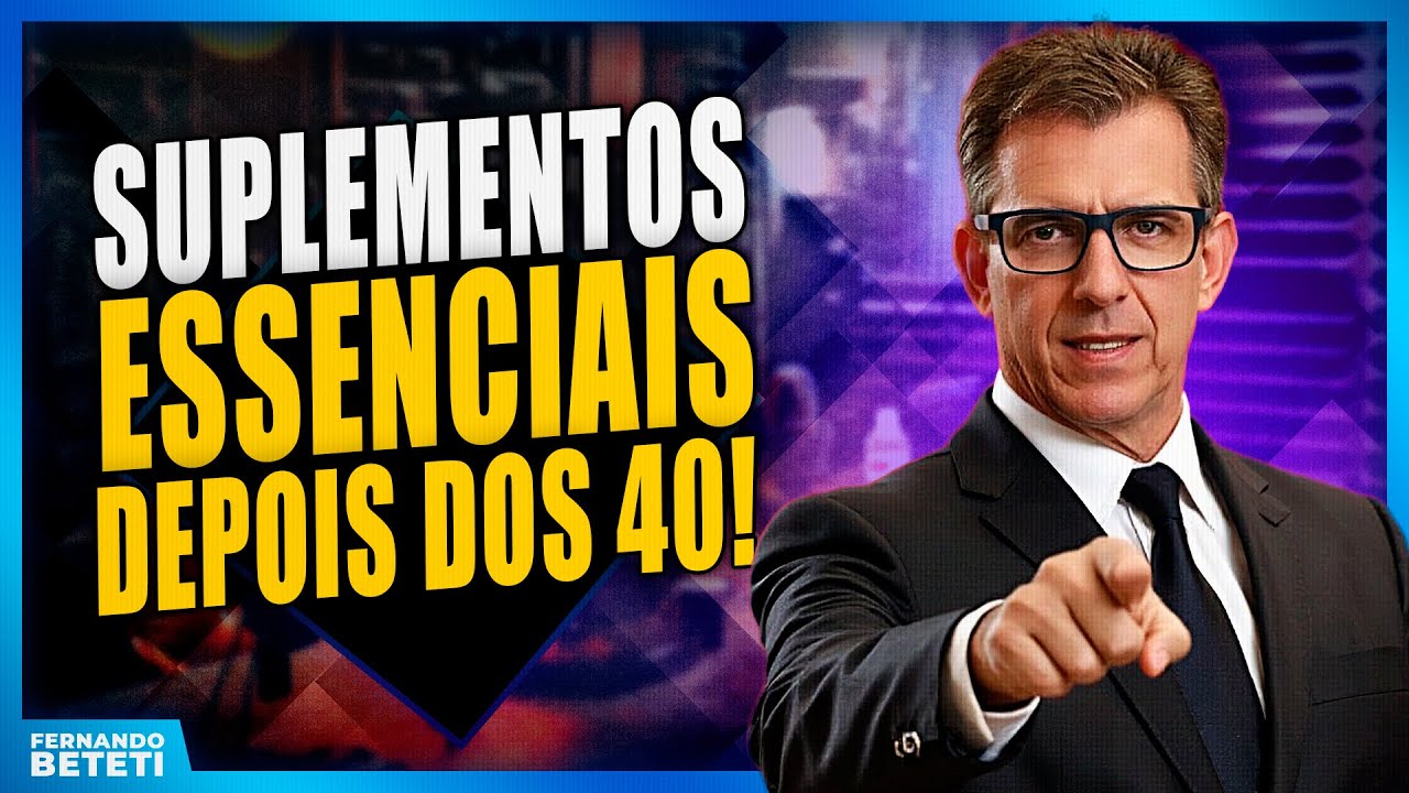 Os 5 suplementos que dá mais energia depois dos 40!