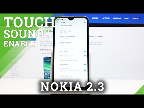 How to Enable Touch Sounds in NOKIA 2.3 - Disable Touch Tone