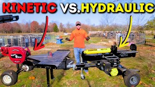 Kinetic vs. Hydraulic Splitter — Which Should You Buy? -- SuperSplit HD vs Champion 40-Ton PRO