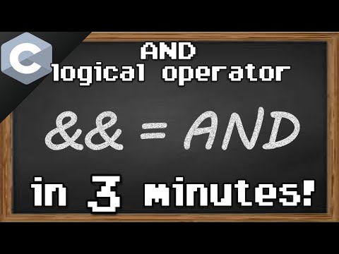 C AND logical operator &&