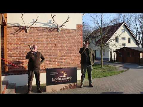 Jägerlehrhof Wendland - Anblasen des Treibens