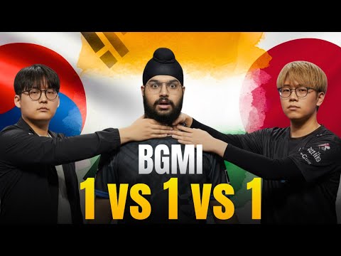 INDIA vs KOREA vs JAPAN: Ninjaboi vs Nolbu vs Reiji | The Ultimate BGMI Showdown