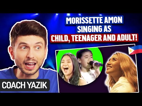 YAZIK reacts to Morissette Amon as KID, TEEN & ADULT + best reaction moments