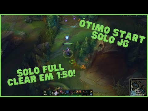 SHACO - SOLO START / 3:20 FULL CLEAR JUNGLE / ÓTIMO START SOLO