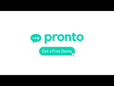 Pronto video/presentation/materials