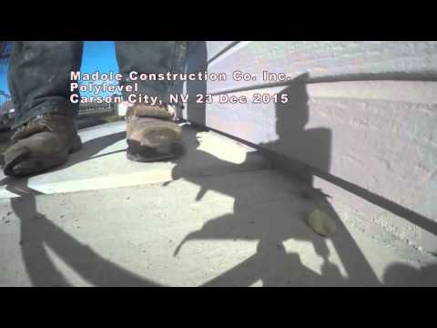 PolyLevel Concrete Leveling Time Lapse in Carson City, NV