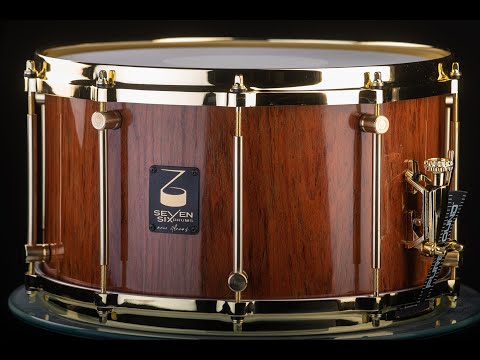 Seven Six Drum Company 8x14 Jiant Jatoba Brazilian Cherry Custom Snare Drum 2022 High Gloss Polyeste image 10