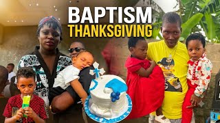 Chukwu Emeka “Fredrick”s baptism thanksgiving ceremony in the church || party at home 🎂 