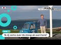 Man rijdt 1400 kilometer in 's werelds kleinste auto