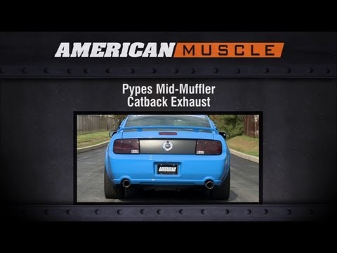 2005-2010 Mustang Pypes Exhaust Sound Clip Mid-Muffler Catback (GT) Review