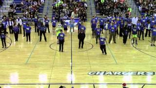 Carroll High School Flash Mob 2013 What Does The Fox Say