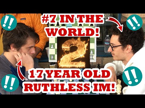 17 Year Old Ruthless Russian IM vs GM Fabiano Caruana Game 2! IM Ruthless Robert vs GM Fabiano