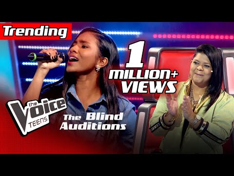 Siyumini Opayangi | Piyanani (පියාණනි) | Blind Auditions | The Voice Teens Sri Lanka