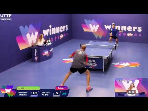WINners CUP table 1 08.09 Belobrov Vladimir - Lushchik Andrei 20:00