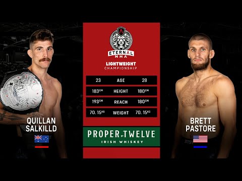 Eternal MMA 80: Quillan Salkilld VS Brett Pastore | FIGHT VIDEO