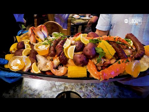 Pinchers Boil’n Pot famoso por lagostins picantes e doces vintage!