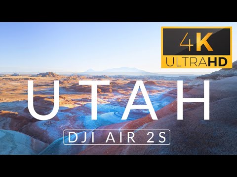 Flying Over Utah with the DJI Air 2S (4K UHD)  Epic Locations with Stunning Views and Relaxing Music