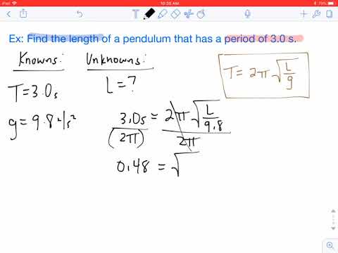 Length Of Pendulum