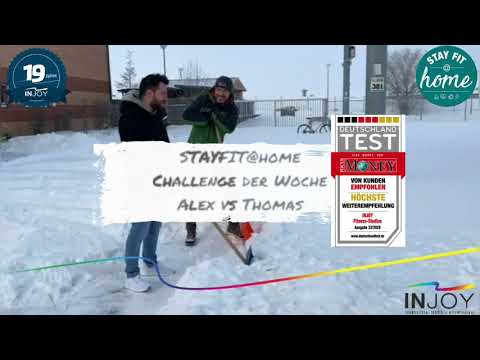 Challenge der Woche "Schneeschippen" _ STAYFIT@home