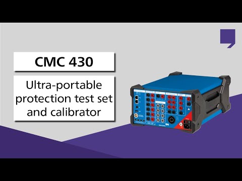 CMC 430 - Ultra-portable protection test set and calibrator