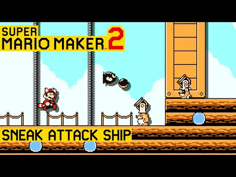 Sneak Attack Ship - Super Mario Maker 2