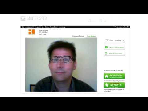 Mister Spex Brillentest mit Webcam