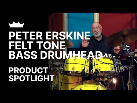 Peter Erskine: Felt Tone Bass Drumhead | Remo