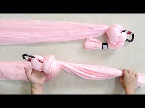 HOW TO RIG YOUR AERIAL YOGA HAMMOCK WITH CARABINERS