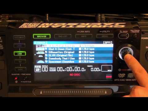 CDJ2000 Tutorial 3: Browsing and Selecting Tracks