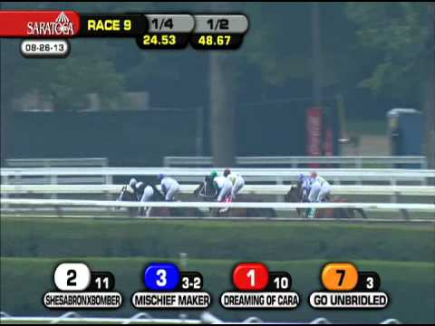 Go Unbridled - 2013 Saratoga Dew S.