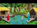 दो बुढ़ियों का तालाब Hindi Story Hindi Kahaniya Moral Stories Cart