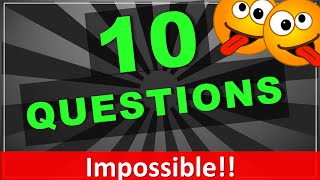 10 Trick Questions your friends will ALWAYS get Wrong!! (with answers)