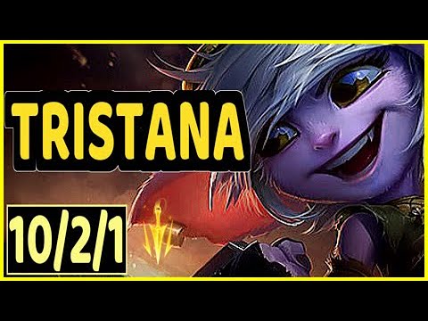 TRISTANA VS MISS FORTUNE - 10/2/1 KDA ADC GAMEPLAY