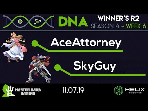 DNA S4:W6 - AceAttorney (Zelda) Vs. SkyGuy (Roy) - Winner's R2