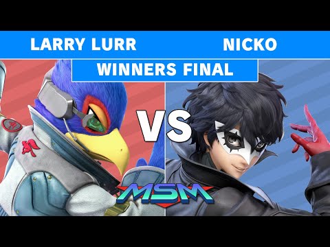 MSM 190 T1 | Larry Lurr (Falco) vs Demise | Nicko (Joker) Winners Finals - Smash Ultimate
