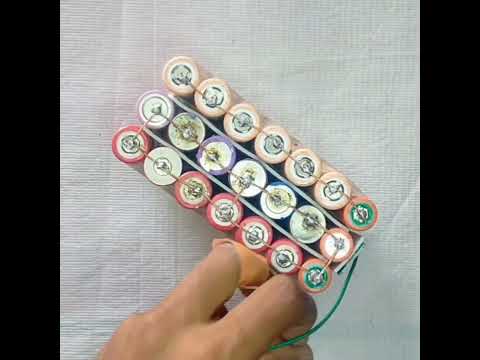 How ||I Convert Lead Acid Battery in to 12v 15Ah Lithium-ion Battery Pack|| 12v Battery #shorts