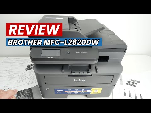 Brother MFC-L2820DW Wireless Compact Monochrome All-in-One Laser Printer with Copy, Scan and Fax, Duplex, Black & White | Includes Refresh Subscription Trial(1), Works with Alexa video review thumbnail