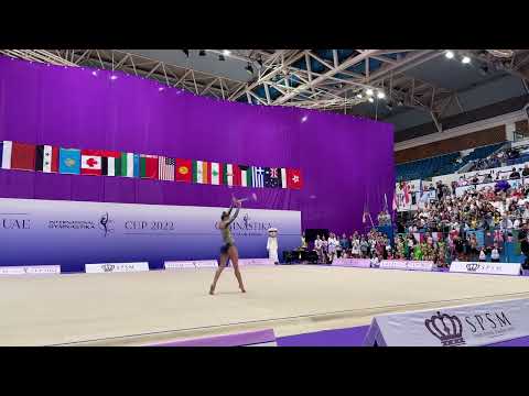 Anastasia Salos Clubs AA 1st UAE Gymnastika Cup 2022