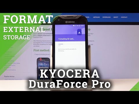 How to Format SD Card in KYOCERA DuraForce Pro - Format Memory Card