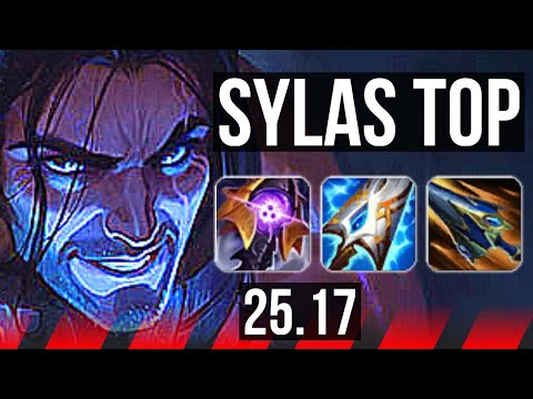 SYLAS vs RENEKTON (TOP) | 48k DMG, Legendary | KR Master | 25.17
