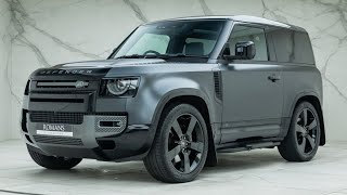 2024 Land Rover Defender 90 V8 Carpathian - Carpathian Grey (Satin PPF) - Walkaround + Exhaust Sound