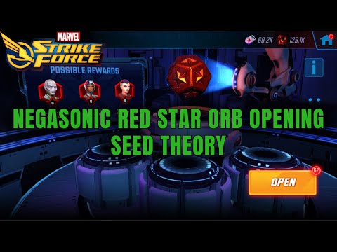 Negasonic Red Star Orb Opening - Seed Theory | Marvel Strike Force - MSF