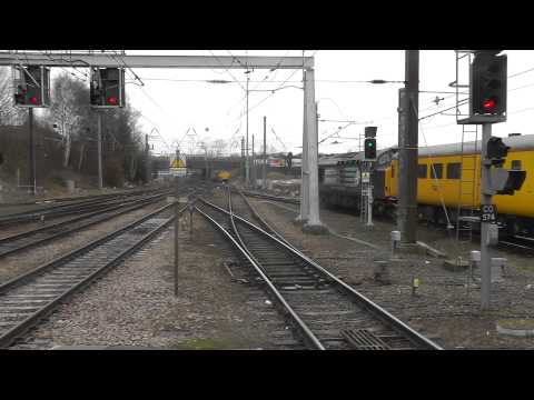 37611 + 37610 Depart Norwich working 1Q05 Cambridge - Derby R.T.C 7/2/15