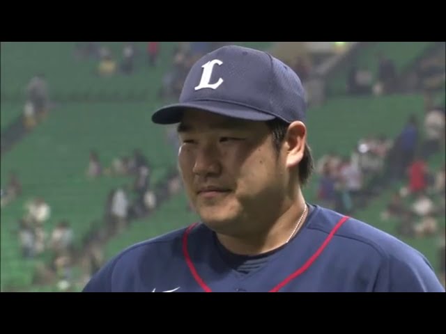 ライオンズ・中村選手ヒーローインタビュー 2015/4/25 H-L