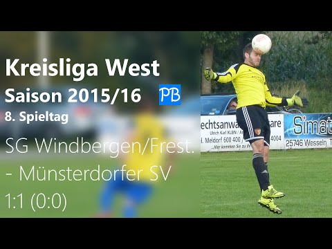 Kreisliga West - SG Windbergen/Frestedt - Münsterdorfer SV 1:1 (0:0) -  8.Pktsp. - Saison 2015/16